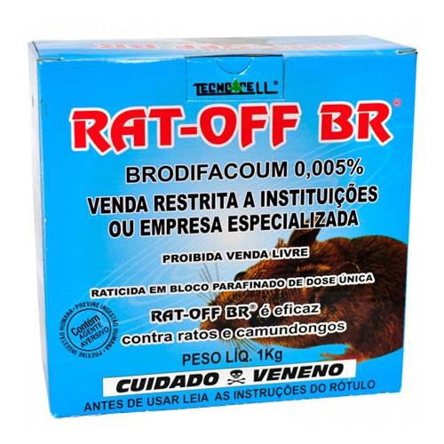 Raticida Rat-Off Bloco BR